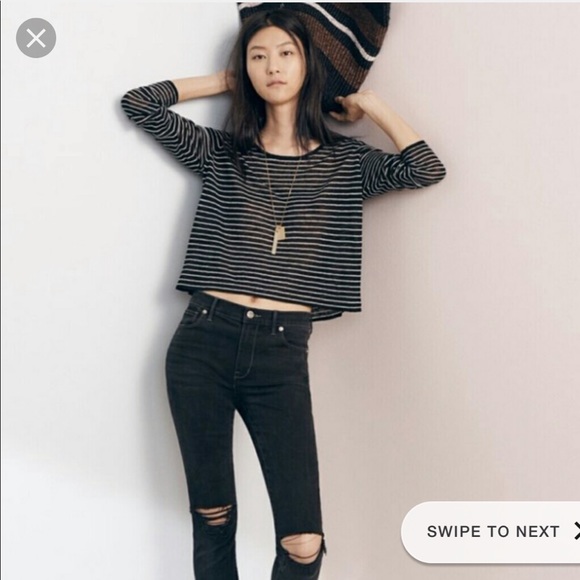 Madewell striped sweater. - Picture 1 of 4